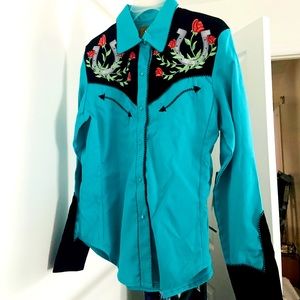 COPY - Scully Horseshoe Western Snap Shirt